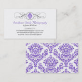 Fancy Fleur de Lis Visitekaartje (Voorkant / Achterkant)