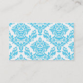 Fancy Fleur de Lis Visitekaartje (Achterkant)