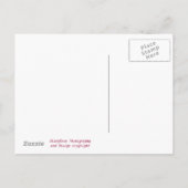 Fancy Flora SaveThe Date Kaart (Achterkant)