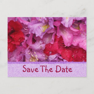 Fancy Flora SaveThe Date Kaart