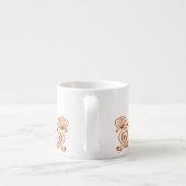 Fancy Floral Espresso Cup Espresso Kop (Achterkant)