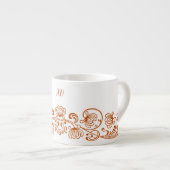 Fancy Floral Espresso Cup Espresso Kop (Voorkant rechts)