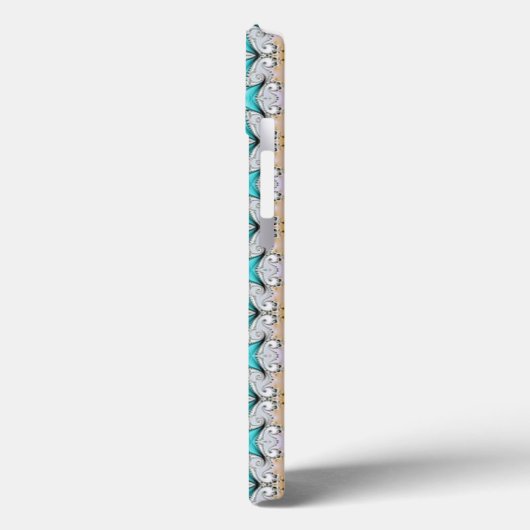 Fancy Floral Ipad Barely Daar Hoesje (Achterkant / Links)