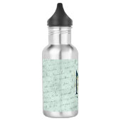 Fancy Floral Monogram Initiaal N Waterfles (Links)