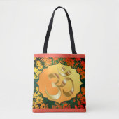Fancy Floral Om Tote Bag (Voorkant)