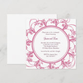 Fancy Floral repetitie Kaart (Voorkant / Achterkant)