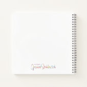 Fancy Floral spiraal notitieboek (Achterkant)