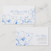 Fancy Floral Visitekaartje (Voorkant / Achterkant)