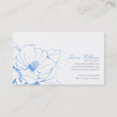 Fancy Floral Visitekaartje (Achterkant)