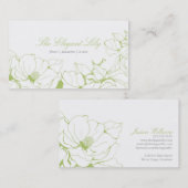 Fancy Floral Visitekaartje (Voorkant / Achterkant)
