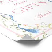 Fancy Florals Afstudeerkaarten en -Cadeaus Bord Poster (Hoek)