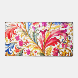 Fancy Florentijns ontwerp Waterverf bladeren Bureaumat