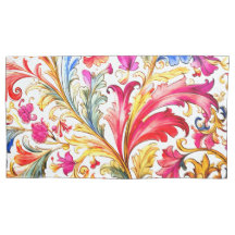 Fancy Florentijns ontwerp Waterverf bladeren