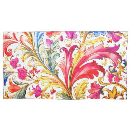 Fancy Florentijns ontwerp Waterverf bladeren Kussensloop