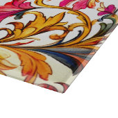 Fancy Florentijns ontwerp Waterverf bladeren Snijplank (Hoek)