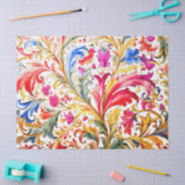 Fancy Florentijns ontwerp Waterverf bladeren Tissuepapier (Craft)