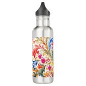 Fancy Florentijns ontwerp Waterverf bladeren Waterfles (Links)