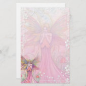 Fancy Flower Fairy Stationery beroemd gemaakt door Briefpapier (Voorkant / Achterkant)
