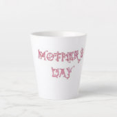 Fancy Font MD Latte Mok (Voorkant)