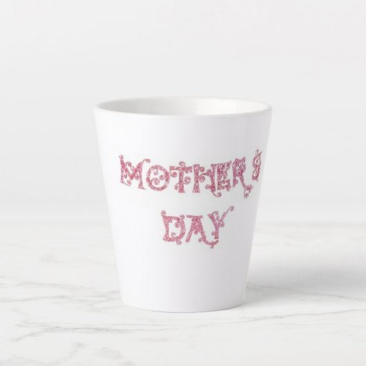 Fancy Font MD Latte Mok (Voorkant)