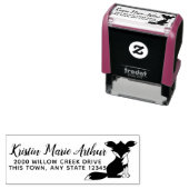 Fancy Fox Adres Zelfinktende Stempel (In situ)