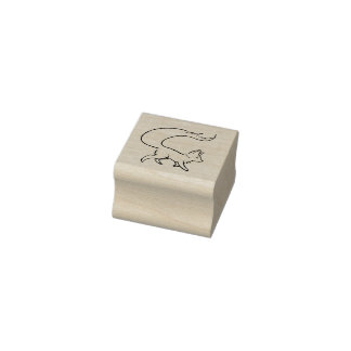 Fancy Fox Stamp Rubberstempel