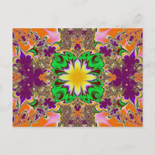 Fancy fractaal Briefkaart (Voorkant)