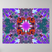 Fancy fractaal Poster (Voorkant)