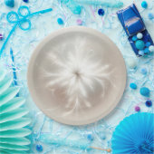 Fancy fractale sneeuwvlok papieren bordje (Feest)