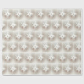 Fancy fractale sneeuwvlokken cadeaupapier (Vlak)