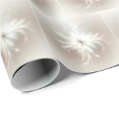 Fancy fractale sneeuwvlokken cadeaupapier (Rol Hoek)