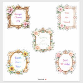 Fancy Frames Affirmations Sticker Sheet