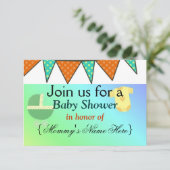 Fancy & Fun Baby Borrel Kaart (Staand voorkant)