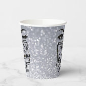 Fancy geboortedag Glitter 18th | 21e | 30e |50e Papieren Bekers (Links)