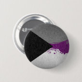 Fancy gedraaide demiseksuele vlag ronde button 5,7 cm (Voorkant /achterkant)