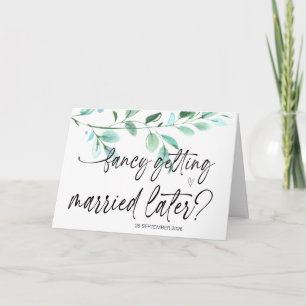 Fancy 'Gedwongen' latere huwelijksbruid naar Groom Kaart