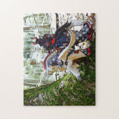 Fancy gepantserde nacht op de Pegasus Legpuzzel (Verticaal)