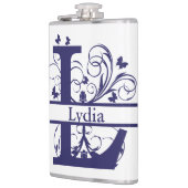 Fancy Gesplitste monogram Letter "L" Heupfles (Links)