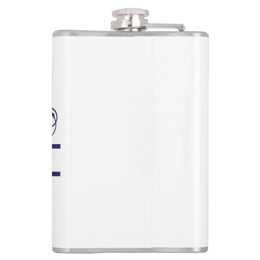 Fancy Gesplitste monogram Letter "L"  Heupfles (Achterkant)