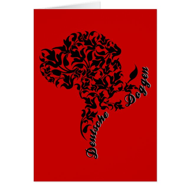 Fancy geweldig daanportret (Voorkant)