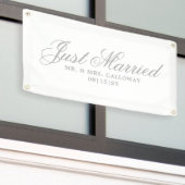 Fancy gewoon gehuwde autobanner spandoek (Buitenkant Gebouw)