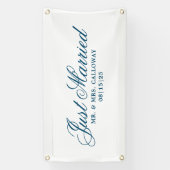 Fancy gewoon gehuwde autobanner spandoek (Verticaal)