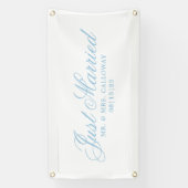 Fancy gewoon gehuwde autobanner spandoek (Verticaal)