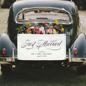 Fancy gewoon gehuwde autobanner spandoek