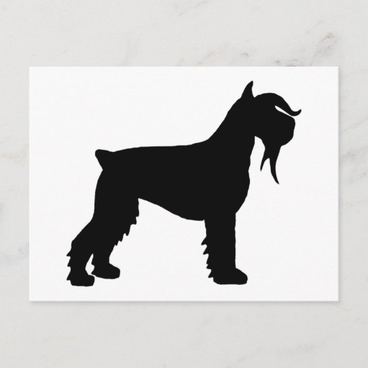 Fancy Giant Schnauzer Briefkaart (Voorkant)