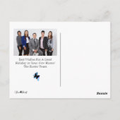 Fancy Gift Boxes Corporate Photo Holiday Postcard Briefkaart (Achterkant)
