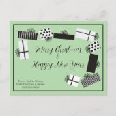 Fancy Gift Boxes Corporate Photo Holiday Postcard Briefkaart (Voorkant)