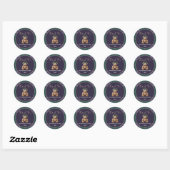 Fancy Girl Bear-thema sticker (Vel)