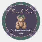 Fancy Girl Bear-thema sticker (Voorkant)