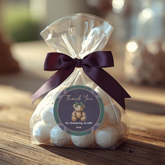 Fancy Girl Bear-thema sticker